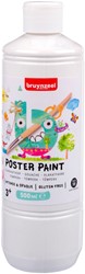 Plakkaatverf Bruynzeel fles 500ml wit 500 Milliliter
