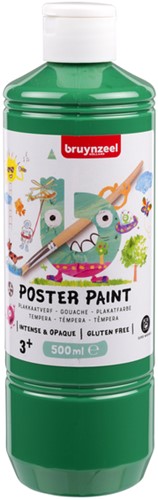 Plakkaatverf Bruynzeel fles 500ml groen 500 Milliliter