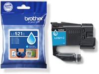 Inktcartridge Brother LC-521C blauw 1 Stuk-3