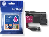 Inktcartridge Brother LC-521M rood 1 Stuk-3