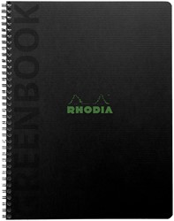 Notitieboek Rhodia Greenbook recycled A5+ lijn hc 1 Stuk