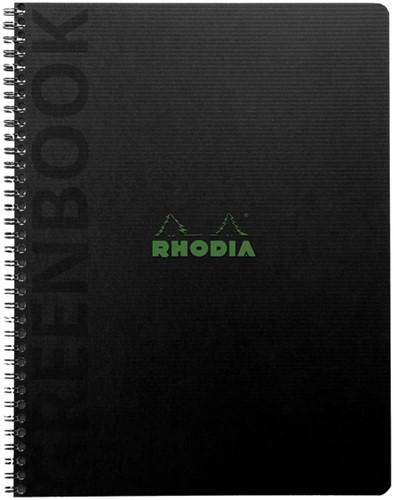 Notitieboek Rhodia Greenbook recycled A5+ lijn hc 1 Stuk