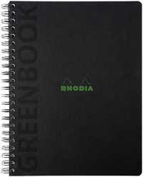 Notitieboek Rhodia Greenbook recycled A4+ lijn hc 1 Stuk