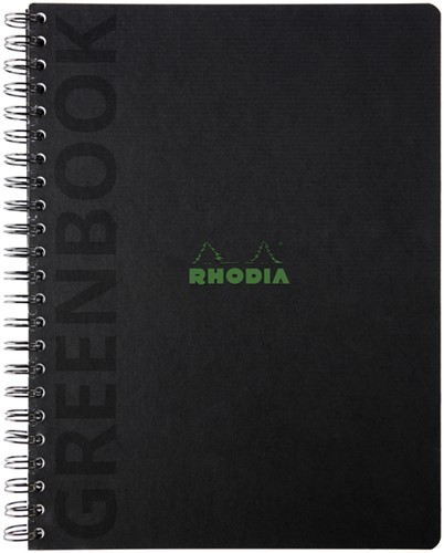 Notitieboek Rhodia Greenbook recycled A4+ lijn hc 1 Stuk