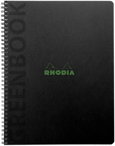 Notitieboek Rhodia Greenbook recycled A5+ lijn sc 1 Stuk
