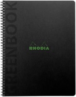 Notitieboek Rhodia Greenbook recycled A5+ lijn sc 1 Stuk