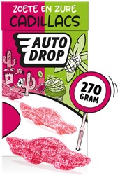 Autodrop zoete en zure Cadillacs pak 270gr 270 Gram