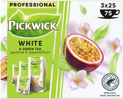 Thee Pickwick white green jasmin passion 25x1.5gr 25 Stuk