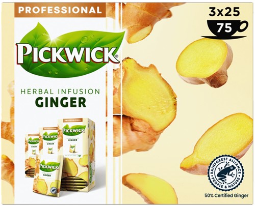 Thee Pickwick ginger 25x1.5gr 25 Stuk