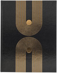 Gastenboek Exacompta Graphik 270x220 blanco zwart 1 Stuk