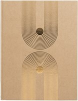 Gastenboek Exacompta Graphik 270x220 blanco kraft 1 Stuk