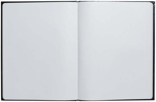 Gastenboek Exacompta Graphik 270x220 blanco zwart 1 Stuk-1