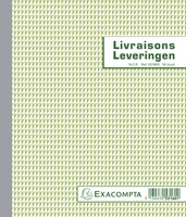 Kasboek Exacompta leveringen dupli 50vel NL FR 1 Stuk