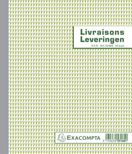 Leveringenboek Exacompta Manifold du 50vel Nl Fr 1 Stuk