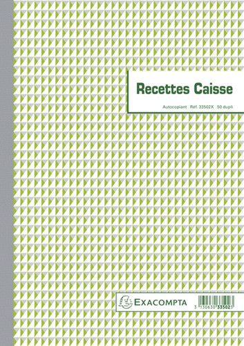 Kasboek Exacompta ontvangsten dupli 50vel FR 1 Stuk