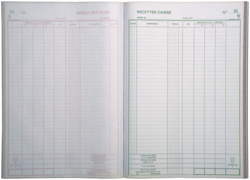 Kasboek Exacompta ontvangsten dupli 50vel FR 1 Stuk-2
