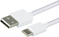 Kabel Green Mouse USB-A to USB-C data Woven 2m 1 Stuk