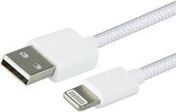 Kabel Green Mouse USB-A to Lightning data Woven 1m 1 Stuk