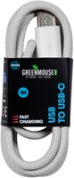 Kabel Green Mouse USB-A to USB-C data Woven 1m 1 Stuk-2