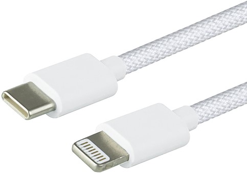 Kabel Green Mouse USB-C to Lightning data Woven 1m 1 Stuk
