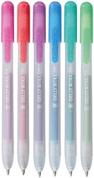 Gelschrijver Sakura Gelly Roll Metallic 6 kleuren 6 Stuk