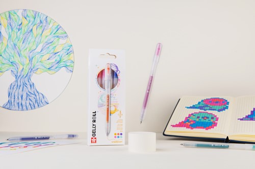 Gelschrijver Sakura Gelly Roll Stardust 6 kleuren 6 Stuk-2