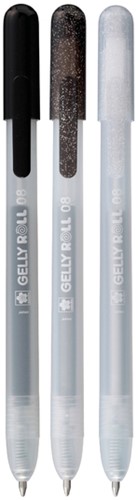 Gelschrijver Sakura Gelly Roll Special 3st zilver 3 Stuk