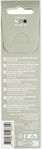 Gelschrijver Sakura Gelly Roll Special 3st zilver 3 Stuk-3