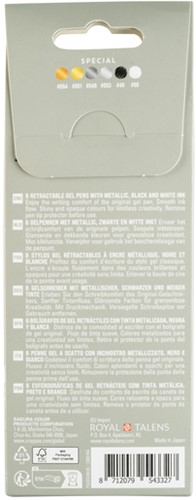 Gelschrijver Sakura Gelly Roll Special 6 kleuren 6 Stuk-3