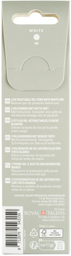 Gelschrijver Sakura Gelly Roll Classic 3 stuks wit 3 Stuk-3