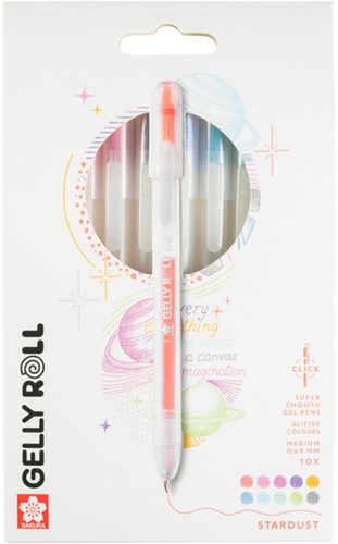 Gelschrijver Sakura Gelly Roll Stardust 10 kleuren 10 Stuk-2