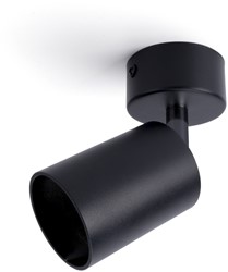 Plafondspot Integral Siena 1 spot IP20 GU10 zwart 1 Stuk