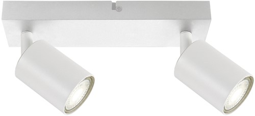 Plafondspot Integral Siena 2 spot IP20 GU10 wit 1 Stuk