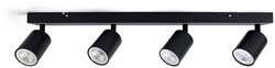 Plafondspot Integral Siena 4 spot IP20 GU10 zwart 1 Stuk