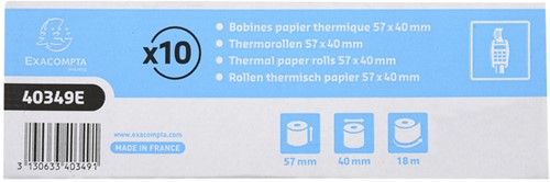 Telrol Exacompta 57mmx18mx12mm thermisch 1 Stuk-3