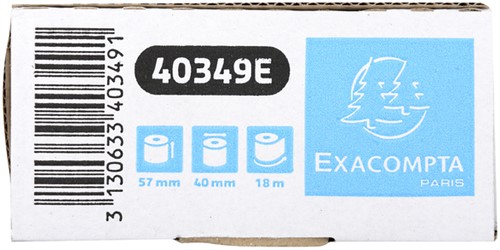 Telrol Exacompta 57mmx18mx12mm thermisch 1 Stuk-2