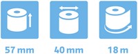 Telrol Exacompta 57mmx18mx12mm thermisch 1 Stuk-4