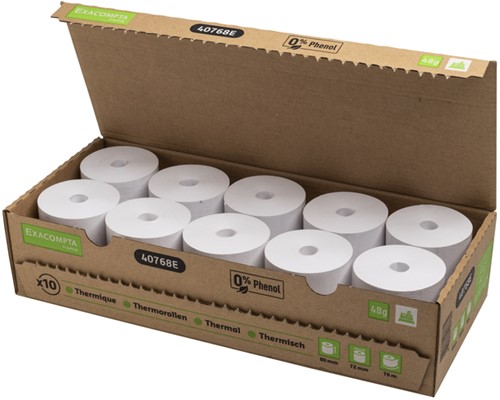 Telrol Exacompta 80mmx76mx12mm thermisch fenolvrij 1 Stuk-3