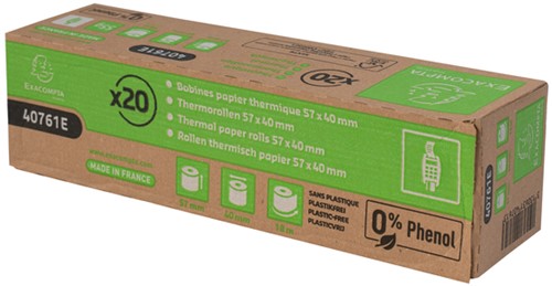 Telrol Exacompta 57mmx18mx12mm thermisch fenolvrij 1 Stuk-1