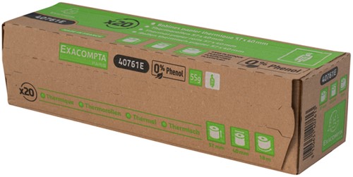 Telrol Exacompta 57mmx18mx12mm thermisch fenolvrij 1 Stuk-2