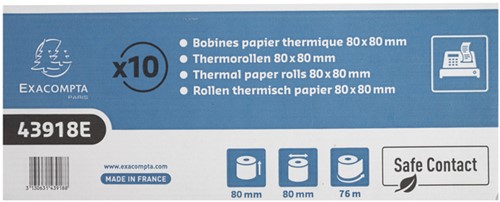 Telrol Exacompta 80mmx76mx12mm SafeContact therm 1 Stuk-2