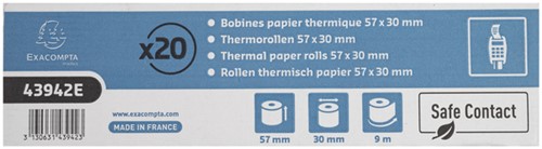 Telrol Exacompta 57mmx9mx12mm SafeContact therm 1 Stuk-3