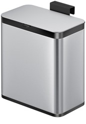 Afvalbak EKO Puro klein 7 liter zilver 1 Stuk
