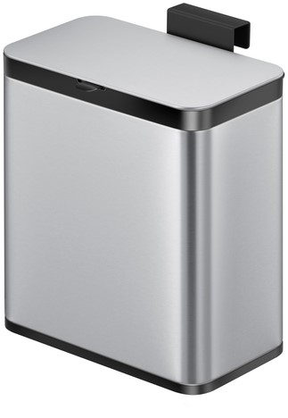 Afvalbak EKO Puro klein 7 liter zilver 1 Stuk