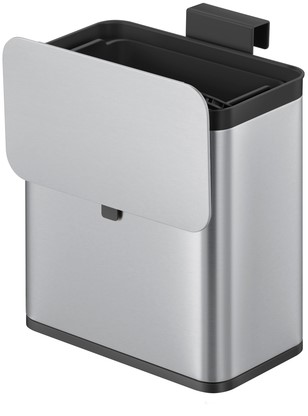Afvalbak EKO Puro klein 7 liter zilver 1 Stuk-2
