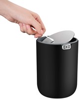 Afvalbak EKO Fandy 2 tafelmodel swingdeksel zwart 1 Stuk-3