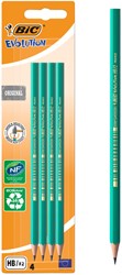 Potlood Bic Evolution ecolutions original HB 4st 4 Stuk