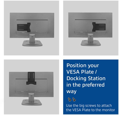 Vesa montage plaat ACT voor AC7150 1 Stuk-3