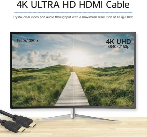 Kabel ACT HS v2.0 HDMI-A male HDMI-A m (AWG30) 1m 1 Stuk-1