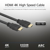 Kabel ACT HS v2.0 HDMI-A male HDMI-A m (AWG30) 1m 1 Stuk-2